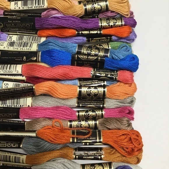 1 LEFT! Paris France DMC Embroidery Floss MIXED LOT 50 6-Ply 100% Cotton Skeins - Picture 7 of 12
